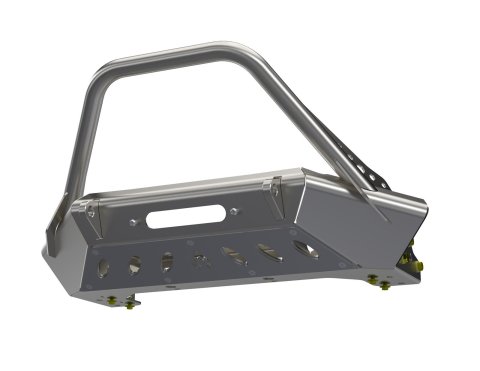Artec industries High-Clearance Comp Front Bumpers for 2020-2024 GLADIATOR, 2018-2024 WRANGLER, 2018 WRANGLER JK - JJ8022 Bumper, High Clearance Comp, Hoop Guard, Front, Fabricated, Steel, Raw, Jeep, JL, JT, JK, Each thumbnail 5