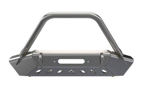 Artec industries High-Clearance Comp Front Bumpers for 2020-2024 GLADIATOR, 2018-2024 WRANGLER, 2018 WRANGLER JK - JJ8022 Bumper, High Clearance Comp, Hoop Guard, Front, Fabricated, Steel, Raw, Jeep, JL, JT, JK, Each thumbnail 6