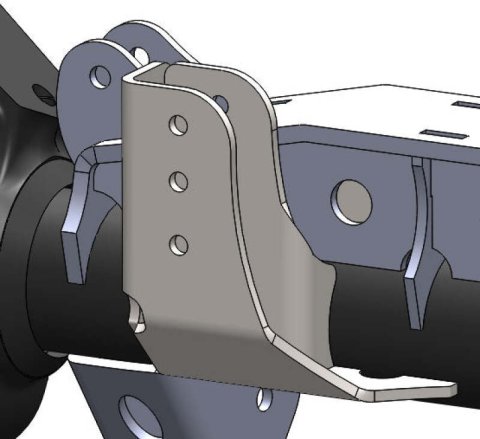 Artec Industries Panhard and Track Bar Brackets BR1139 RAISED TRACK BAR BRACKET thumbnail 2