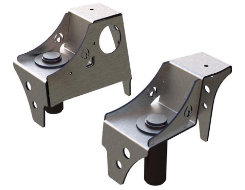 Artec Industries Front Frame Coil Buckets TJ2002 Spring Seats, Upper, Mount, for OEM Bump Stops, Jeep, TJ, Pair thumbnail 1