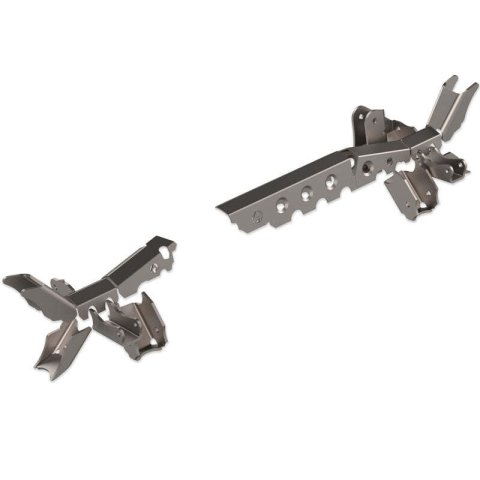 Artec Industries JK APEX Front Axle Ultimate Armor Kits JK4457 Housing Brace, APEX, Armor, Steel, Natural, Raised Track Bar Height, Jeep, Kit thumbnail 2