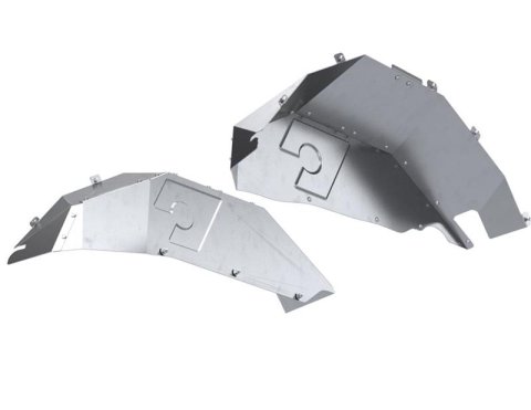 Artec Industries Inner Fenders JL5111 Fenders, Rear, Aluminum, Natural, Jeep, JL, Pair thumbnail 1