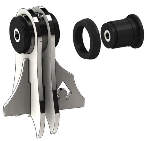 Artec Industries Rod Ends TJ3025 TJ Front Axle UCA replacement - Currie Johnny Joints (both sides) thumbnail 1