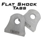 Artec Industries Shock Mount Tabs TB1017 Mounts, Tabs, Standard Type, One Capacity, Flat Design, Steel, Natural, 0.500 in. Hole, 2.125 in. Length, Rear Lower, Pair thumbnail 1