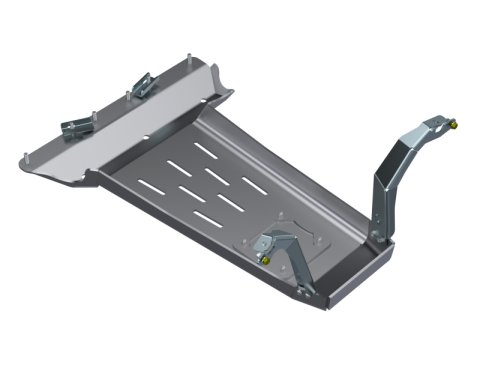 Artec Industries Alpha Series Skid Plates JL4122 Plate, Oil Pan, Aluminum, Natural, Bolt-on, Jeep, 6.4L, Kit thumbnail 3