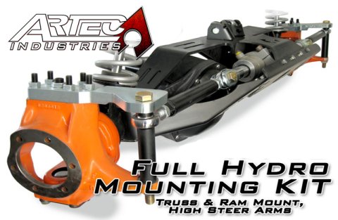 Artec Industries Full Hydro Mounting Kits TR6102 Dana 60 KIT 78-79 Ford Ultimate Arms for OEM, Reid knuckles, High Steer Arms, Knuckle bolt thumbnail 4