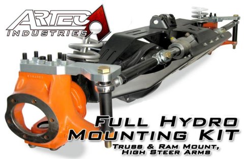 Artec Industries Full Hydro Mounting Kits TR6102 Dana 60 KIT 78-79 Ford Ultimate Arms for OEM, Reid knuckles, High Steer Arms, Knuckle bolt thumbnail 5