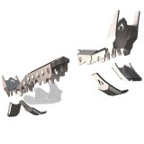 Artec Industries JT APEX Front Axle Armor Kits JL4511 Housing Brace, APEX, Armor, Steel, Natural, Jeep, Kit thumbnail 1