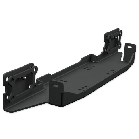 Artec Industries JL Steel Bumper Winch Plates for 2018-2021 WRANGLER - JL5611 Mount, Plate, V3, Steel, Black Powdercoated, Jeep, Each thumbnail 1
