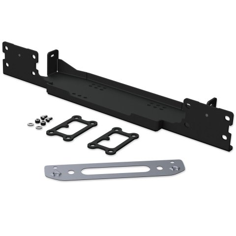 Artec Industries JL Steel Bumper Winch Plates for 2018-2021 WRANGLER - JL5611 Mount, Plate, V3, Steel, Black Powdercoated, Jeep, Each thumbnail 2