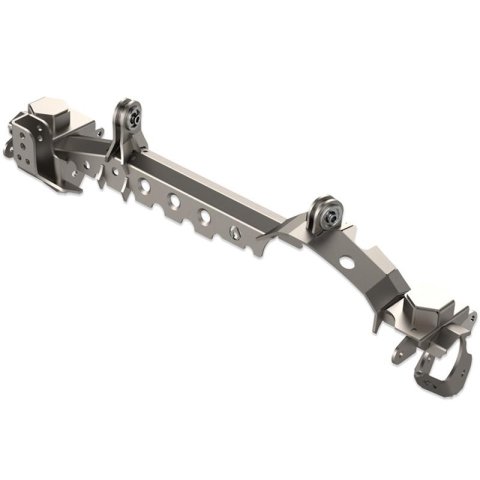 Artec Industries JK/JL/JT 1 Ton APEX Front Super Duty Swap Kits for 2020-2022 GLADIATOR, 2007-2022 WRANGLER, 2018 WRANGLER JK - JL6552 Axle Housing Brace, Superduty Kits, with RockJock Johnny Joints, Steel, Natural, Jeep, Dana 60, thumbnail 1