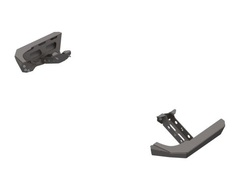 Artec Industries High-Clearance Rear Bumper Corner Pods JT0120 Guards, Bantam Series, Pods, High Clearance, Steel, Natural, Rear, Jeep, JT, Pair thumbnail 1