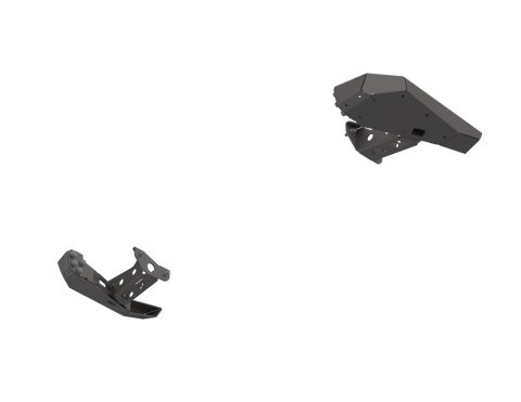 Artec Industries High-Clearance Rear Bumper Corner Pods JT9118 Guards, Bantam Series, Pods, High Clearance Comp, Steel, Black Powdercoated, Jeep, JT, Pair