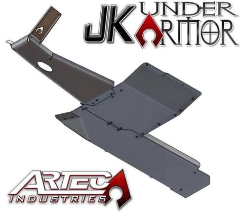 Artec Industries JK Under Armor Skid Plates JK1020 Plate, Armor, Belly Pan, Aluminum, Natural, Bolt-On, Jeep, Kit thumbnail 1