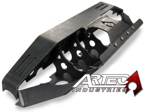 Artec Industries Ford 60 Front Hydro Ram Mount and Axle Trusses TR6032 Dana FORD & Truss 85-91.5 Full Width (22.25in long tube) 1985-91.5 axle w, 3" of drive thumbnail 1