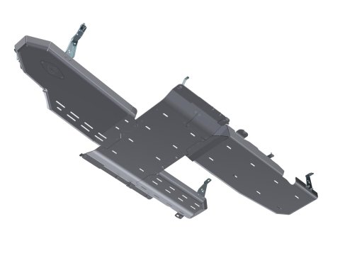 Artec Industries JLU Full Belly Pans JL4169 Skid Plate, Pan, Aluminum, Natural, Bolt-on, Jeep, 3.0L, Diesel, Kit thumbnail 3