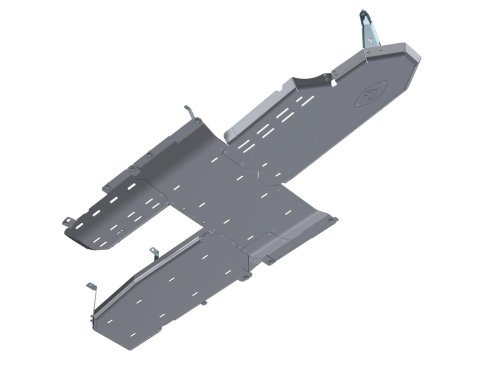 Artec Industries JLU Full Belly Pans JL4169 Skid Plate, Pan, Aluminum, Natural, Bolt-on, Jeep, 3.0L, Diesel, Kit thumbnail 4