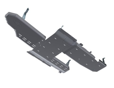 Artec Industries JLU Full Belly Pans JL4169 Skid Plate, Pan, Aluminum, Natural, Bolt-on, Jeep, 3.0L, Diesel, Kit thumbnail 5
