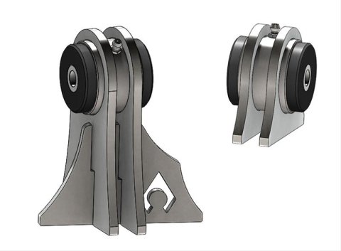 Artec Industries Chassis Tabs, Brackets and Components BR1125 Weld on UCA for Low Pro Front Truss: CURRIE JJ; 1/2 in hole thumbnail 3