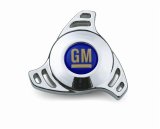 Proform Air Cleaner Wing Nuts 141-327 Filter Assembly Nut, Steel, Chrome, GM Logo, 1/ 4-20 in. Thread, Each thumbnail 1