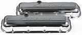 Proform Stamped Steel Chevrolet Valve Covers 141-114 Covers, Stock Height, Steel, Chrome, Logo, Chevy, Big Block, Pair thumbnail 3