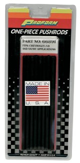Proform Pushrods 66891C Pushrods, Chromoly, Heat-Treated, 5/16 in. Diameter, Stock Length, Chevy, Small Block, Set of 16 thumbnail 4