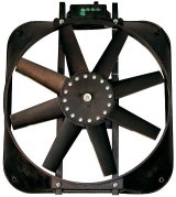 15 Inch 2,800 CFM Proform Electric Fan 67015 Fan, Single, in. Diameter, Puller, cfm, Black, Plastic, Ford, Kit thumbnail 8