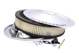 Proform GM Licensed Chevrolet Air Cleaner Kits 141-906 Filter Assembly, 14 in. Diameter, Round, Steel, Chrome, Logo, 3 in. Filter, Each thumbnail 3