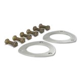 Proform Soft Conforming Aluminum Collector Gaskets 67928 Gaskets, Aluminum, 3-Hole, 3.5 in. Inside Diameter, Includes Bolts and Nuts, Set thumbnail 2