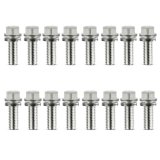 Proform Self-Locking Wedge Header Bolts 66823 Fasteners, Bolts, Hex Head, Steel, Nickel Plated, 3/8 in.-16 Thread Size, 0.750 in. Underhead Length, Set of 16 thumbnail 1