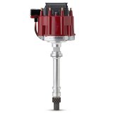 Proform GM Licensed Distributors 141-685 Distributor, Licensed, HEI, Cast Aluminum, Polished, Red Cap, Melonized Gear, Chevy, Small Block, Big Block, Each thumbnail 5