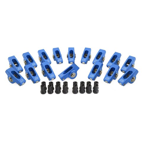 Proform Super-Street Roller Rocker Arms 66910 Arms, Super-Street, 7/16 in. Stud Mount, Aluminum, 1.6 Ratio, Chevy, Small Block, Set of 16 thumbnail 1