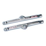 Proform GM Licensed Valve Cover Hold-Down Clamps 141-903 Tabs, Steel, Chrome Plated, Bowtie Emblem, Chevy, Small Block V8/ V6, Set of 4 thumbnail 1