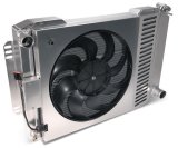 Proform Slim-Fit Radiator Systems 69695.1 Radiators, Systems, Crossflow, Aluminum, Natural, Single Fan, Aluminum Shroud, Dodge, Plymouth, Kit thumbnail 8