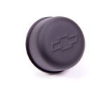 Proform Air Breather Caps for Chevrolet 141-754 Valve Cover Breather, Push-In, Round, Steel, Black Wrinkle, Bowtie Emblem, Each thumbnail 3