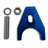 Proform Distributor Hold-Down Clamps 66986 Clamp, Aluminum, Anodized Blue, Stud Mount, Chevy, Small/Big Block/GM V6, Each thumbnail 1