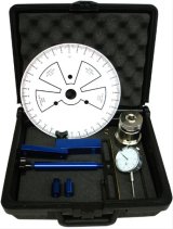 Proform Universal Heads-Off Degree Wheel Kits 68786 Wheel, 9.000 in. Diameter, Aluminum, White, Black Numbers, for Use with Heads Off LS Engines, Kit thumbnail 1