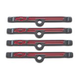 Proform GM Licensed Valve Cover Hold-Down Clamps 141-885 Tabs, Steel, Shark Gray, Chevy, Small Block V8/V6, Set of 4 thumbnail 1
