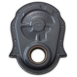 Proform Chevy Bowtie Timing Chain Covers 141-221 Cover, 1-Piece, Steel, Gray, Chevrolet, Big Block, Each thumbnail 1