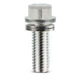 Proform Self-Locking Wedge Header Bolts 66827 Fasteners, Bolts, Hex Head, Steel, Nickel Plated, 3/8 in. NPT Thread Size, 0.750 in. Underhead Length, Set of 12 thumbnail 4