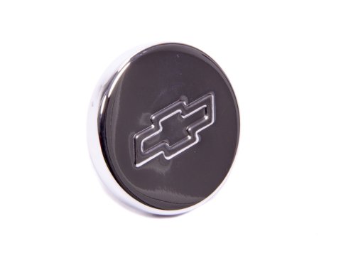 Proform Oil Filler Caps for Chevrolet 141-630 Fill Cap, Steel, Round, 1.220 in. Diameter, Chrome, Push-In, Universal, Bowtie Emblem, Each thumbnail 4