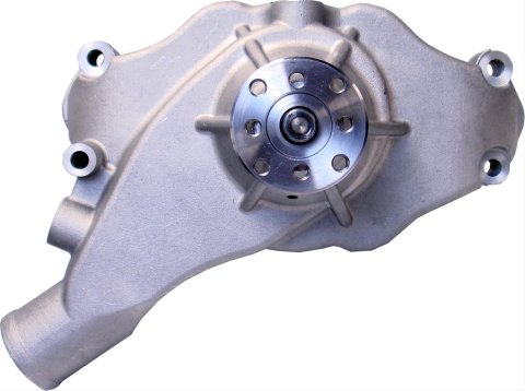 Proform High Flow Mechanical Aluminum Water Pumps 68243 Pump, Mechanical, Short, High-Volume, Aluminum, Natural, Chevy, Big Block, Each