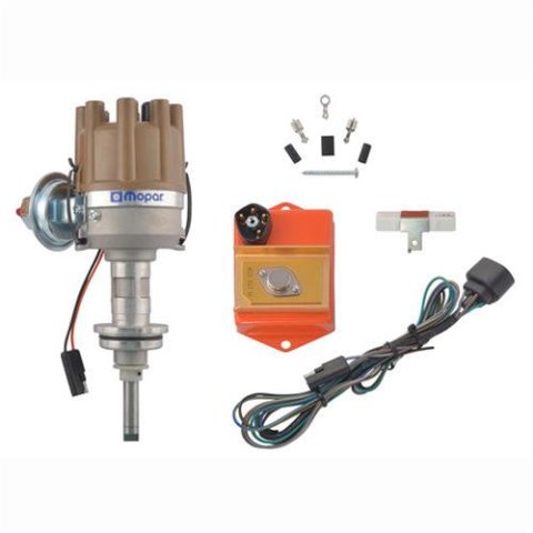 Proform Mopar Licensed Electronic Distributor Conversion Kits 440-426 Kits, Licensed, Magnetic, Negative Ground, 12 V, Chrysler, Dodge, Plymouth, Small Block, Kit