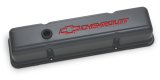 Proform Stamped Steel Chevrolet Valve Covers 141-881 Covers, Steel, Shark Gray, Bowtie Logo, Chevy, Small Block, Pair thumbnail 3