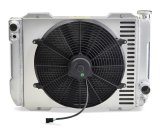 Proform 1-2-3 Universal Radiator Systems 121GS10 System with Fan, Universal, Aluminum, Natural, Manual Trans, 26.30 x18.0, Kit thumbnail 2