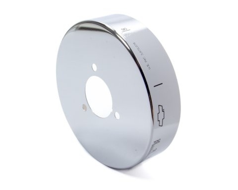 Proform Harmonic Balancer Covers 141-729 Cover, Aluminum, Chrome, 8 in. Diameter, Degree Markings, Chevy, Big Block, Each thumbnail 3