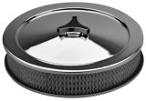 Proform Air Cleaner Kits 66802 Filter Assembly, Round, Steel, Chrome, 10 in. Diameter, 2.0 in. Height, Kit thumbnail 2