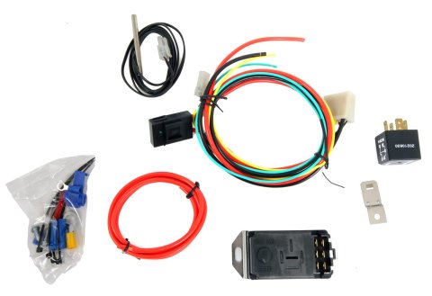Proform Adjustable Electric Fan Controllers 69599 Controller, Adjustable, Sending Unit, 150-240 degree F Range, Relay, Wiring Harness, Kit thumbnail 1