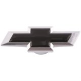 Proform Air Cleaner Wing Nuts 141-338 Filter Assembly Nut, Chevy Bowtie, 1/4-20 in. and 5/16-18 in., Aluminum, Chrome/Black, Each thumbnail 1
