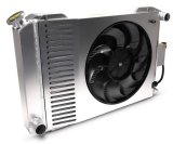 Proform Slim-Fit Radiator Systems 69680.1 Radiators, Systems, Crossflow, Aluminum, Natural, Single Fan, Aluminum Shroud, Ford, Mercury, Kit thumbnail 7